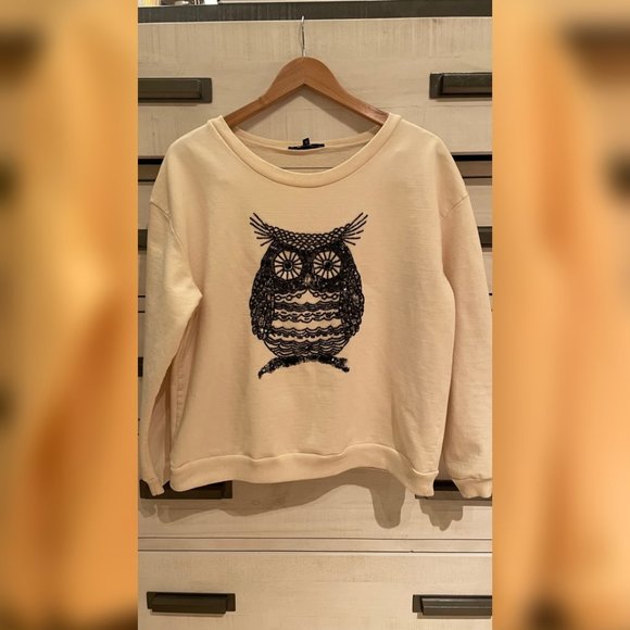 River Island Owl Design Sweatshirt - Picture 1 of 4